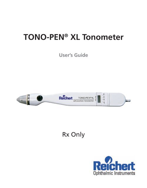TONO-PEN XL Tonometer