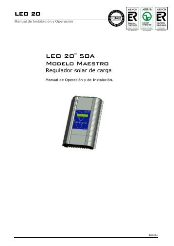 LEO 20 50A Modelo Maestro