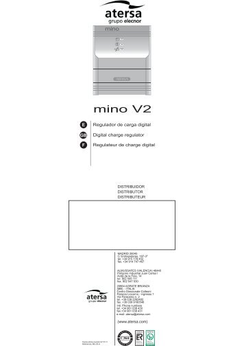 Manual Mino V2 - Atersa