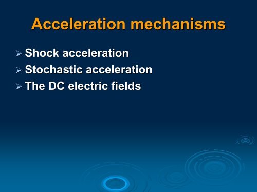 The Analysis of Solar Energetic Particles