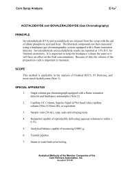 ACETALDEHYDE and ISOVALERALDEHYDE (Gas Chromatography)