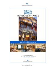 2011 Bankettmappe englisch - Austria Hotels