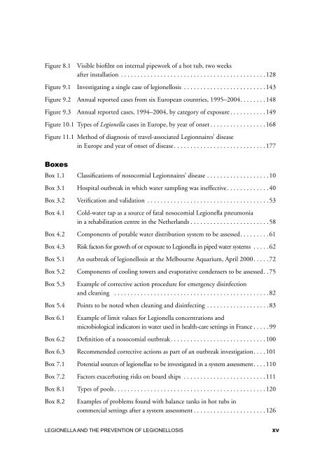 LEGIONELLA - World Health Organization