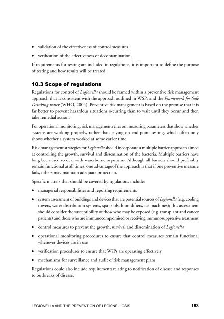 LEGIONELLA - World Health Organization