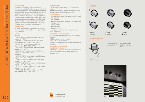 WORKING CATALOGUE 2008