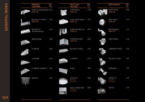 WORKING CATALOGUE 2008