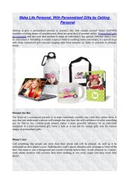 Make Life Personal, With Personalized Gifts by Getting Personal.pdf