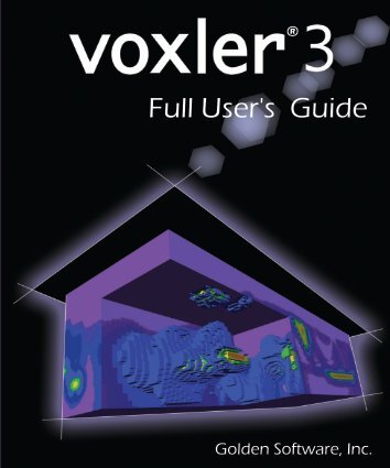 Voxler 3 Full User's Guide - Golden Software