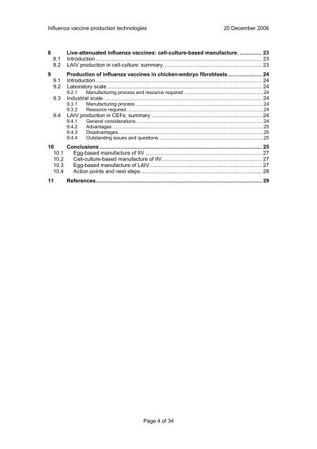 A review of production technologies for ... - World Health Organization