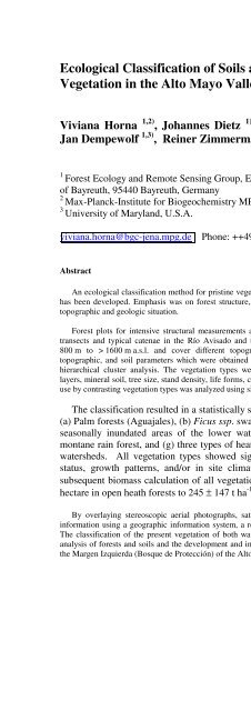 A Look at Amazon Basin Seasonal Dynamics with the Biophysical ...