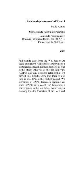 A Look at Amazon Basin Seasonal Dynamics with the Biophysical ...