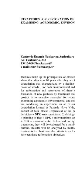 A Look at Amazon Basin Seasonal Dynamics with the Biophysical ...