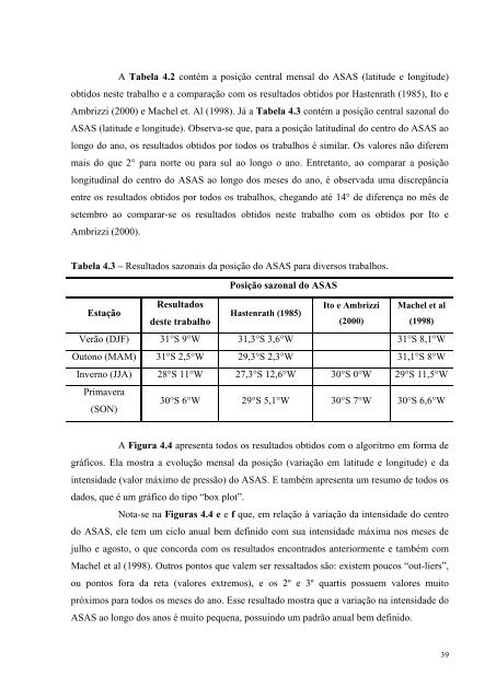 Universidade de SÃ£o Paulo Instituto de Astronomia, GeofÃ­sica ... - USP