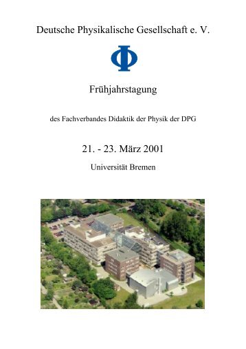 Freitag , 23.03.2001 - DPG-Tagungen