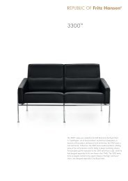 product facts - Fritz Hansen