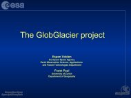 The GlobGlacier project