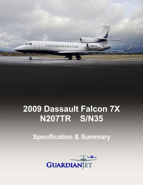2009 Dassault Falcon 7X N207TR S/N35