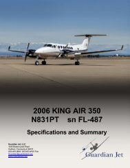 2006 KING AIR 350 N831PT sn FL-487