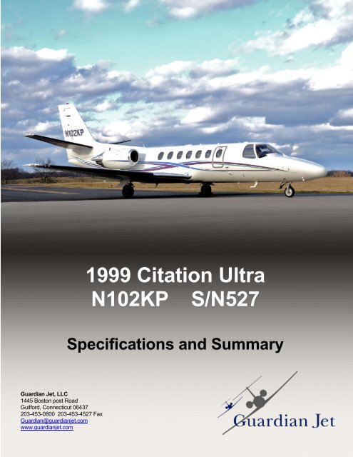 1999 Citation Ultra N102KP S/N527