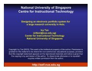 National University of Singapore Centre for Instructional Technology