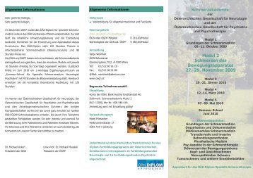 • Schmerzakademie Modul 2 Schmerzen des Bewegungsapparates ...