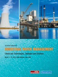 INDUSTRIAL WATER MANAGEMENT