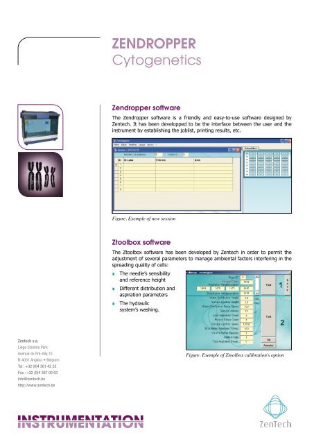 ZENDROPPER Cytogenetics - Zentech