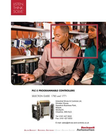 PLC-5 PROGRAMMABLE CONTROLLERS SELECTION GUIDE 1785 and 1771