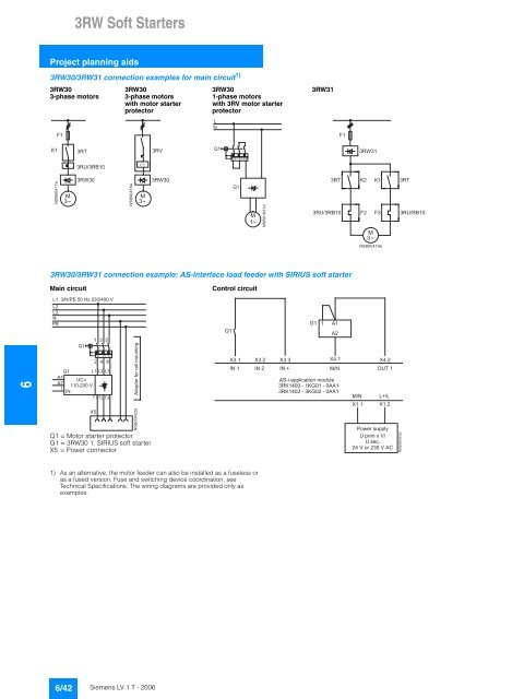 3RW Soft Starters