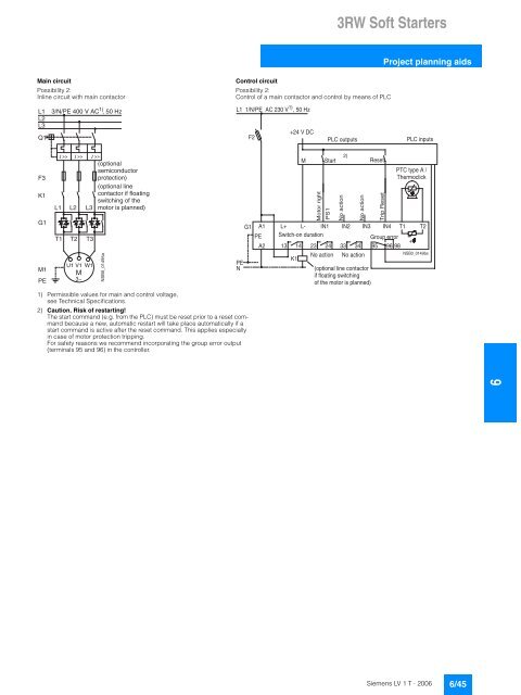 3RW Soft Starters