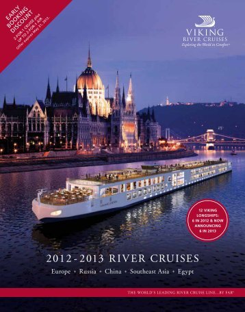 Viking River Cruises Sample Menu