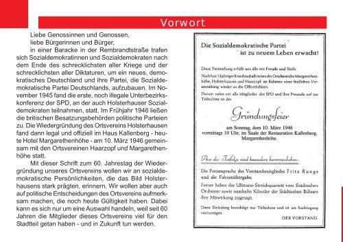 Politik für die Menschen vor Ort - SPD-Holsterhausen.Essen