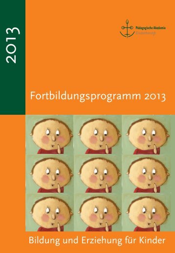 Fortbildungsprogramm 2013 - Elisabethenstift