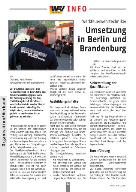 Brandschutz bei der Bundeswehr - Werkfeuerwehrverband ...