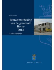 Bouwverordening van de gemeente Borne 2012