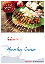 Indonesia's Marvelous Cuisine - Tourismus Indonesien