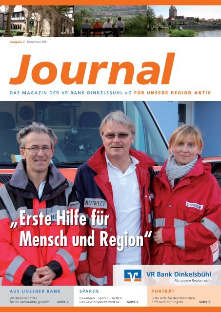 Ausgabe 02/11 Dezember 2011 - VR Bank Dinkelsbühl eG