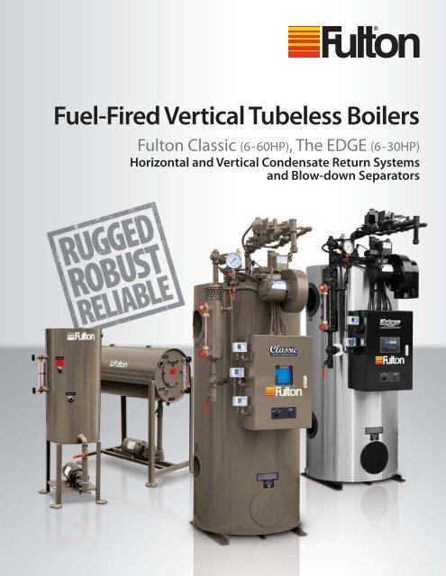 Fuel-Fired Vertical Tubeless Boilers