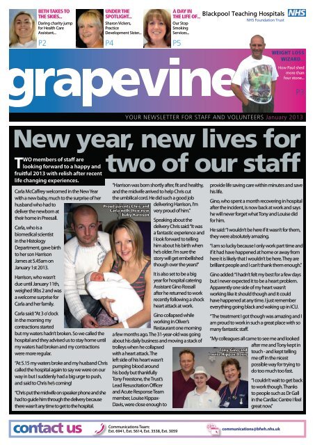 New year new lives for two of our staff