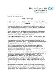 PRESS RELEASE Information on Local Hospital Data Launched in New Public Website