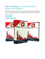 Fon Video Ranker Review & HUGE $23800 Bonuses