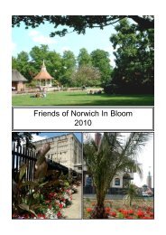 2010 portfolio - Norwich In Bloom