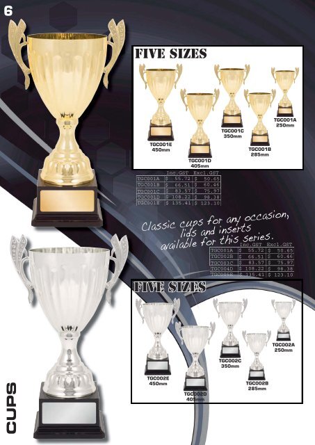 All Trophies - Cups & Bowls 