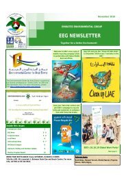eeg newsletter - Al Ain Chapter, Emirates Natural History Group