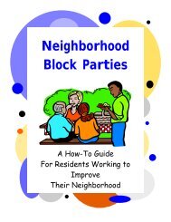 Neighborhood Block Parties