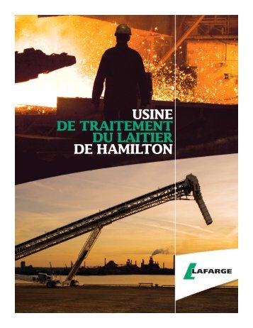 USINE DE TRAITEMENT DU LAITIER DE HAMILTON