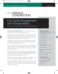 Life Cycle Assessment and Sustainability