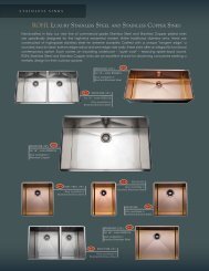 ROHL Luxury Stainless Steel Stainless Copper Sinks