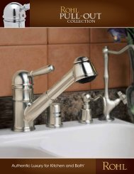 Rohl Pull-Out Kitchen Faucets - eBuild