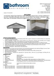 Viega Drainage Technology For Bathroom And Floor